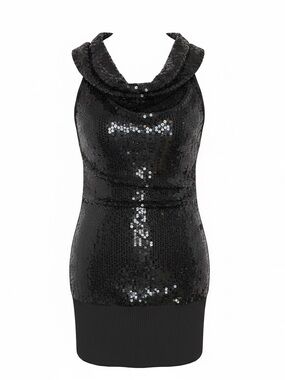 Club Monaco Vintage Y2K sequins Black Mini